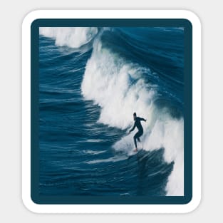 blue ocean waves Sticker